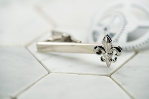 An image of the DM BKLYN, steel flower of life tie bar.