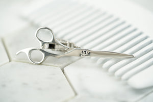 An image of the Dear Martian, Brooklyn silver scissor tie bar.